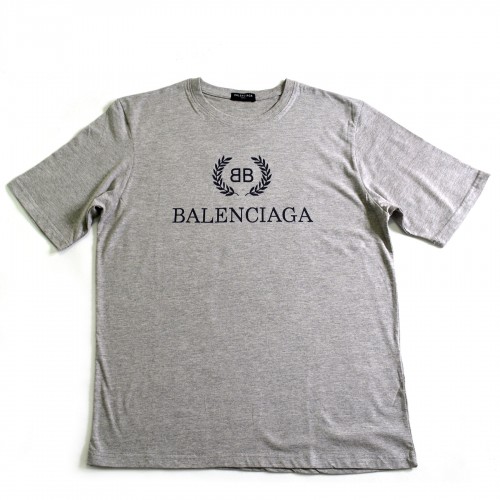 Balenciaga Crest Logo Gray Tee [HOP Batch]